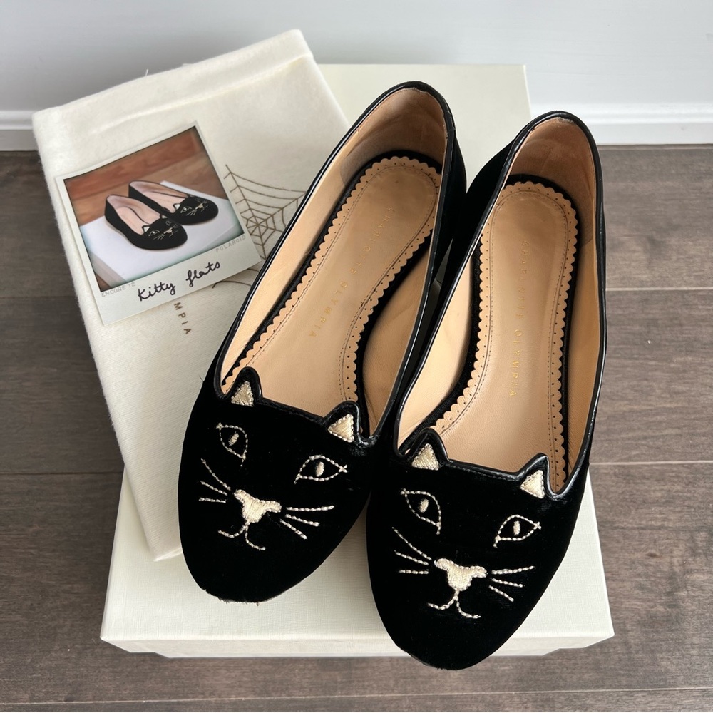 Charlotte Olympia Kitty flats